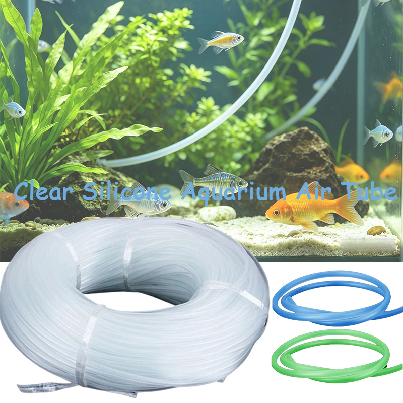Aquarium Fish Youtube - Şeffaf PVC Akvaryum Hava Borusu 4*6mm