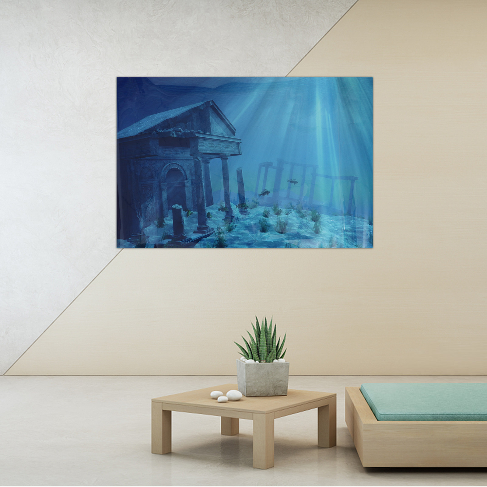 Aquarium Fish Wallpaper - Duvar Kağıdı Akvaryum Posteri Arka Plan
