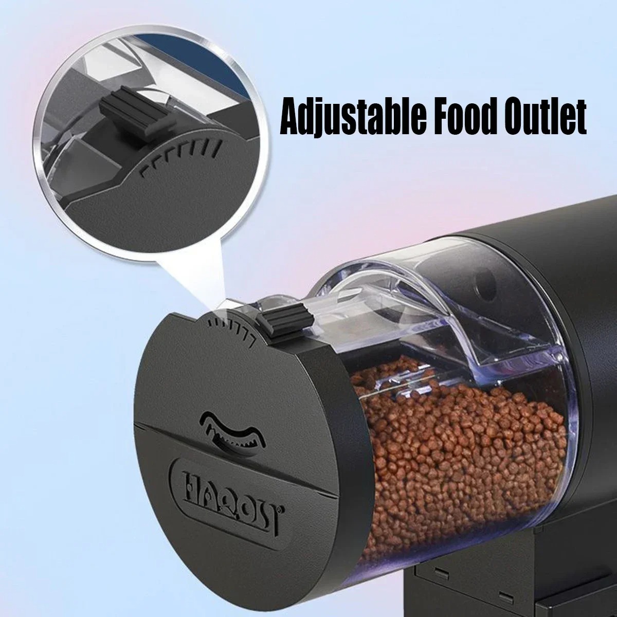 Aquarium Fish Feeder Automatic - Otomatik Balık Besleyici 100ML Kapasiteli Pille