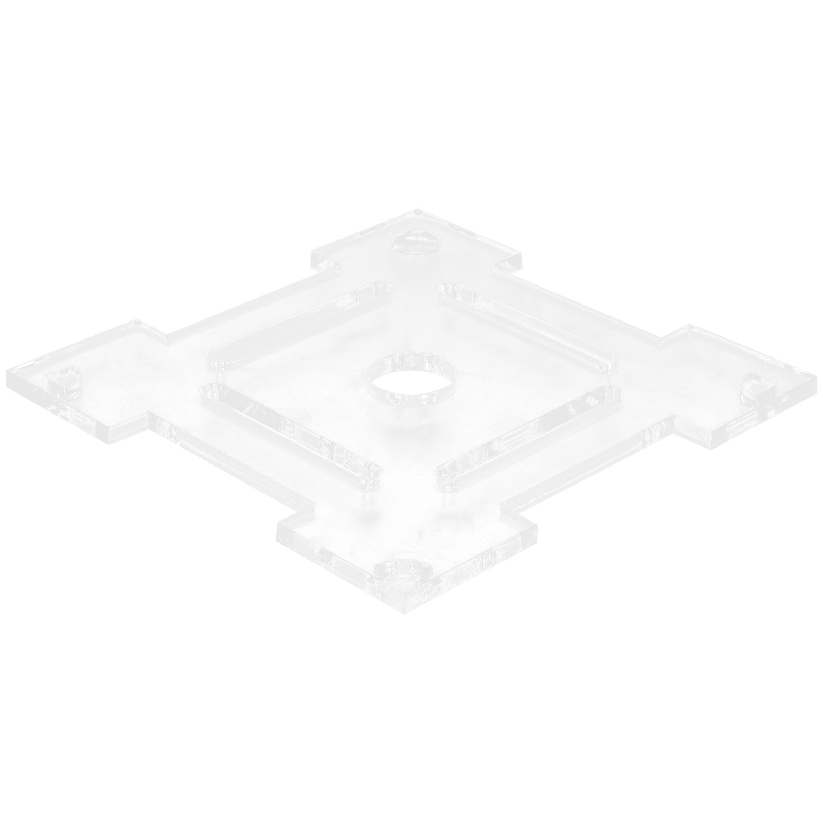 Aquarium Fish Escape - Akrilik Akvaryum Kapağı Değişimi 4.72x4.72x0.17in Şeffaf