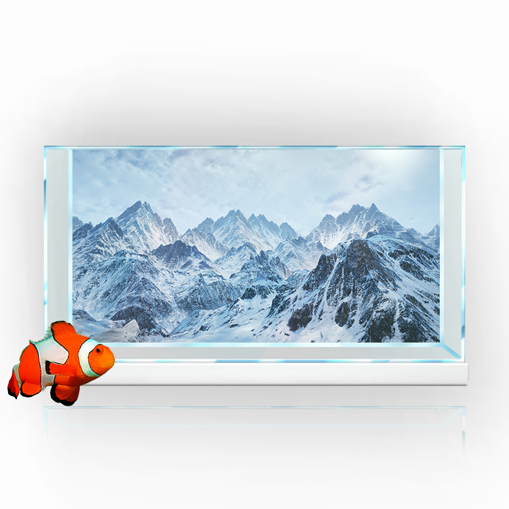 Aquarium Fish Wallpaper - Akvaryum arka plan Sticker, soğuk kar