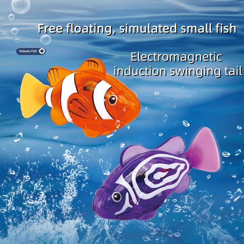 Aquarium Fish Electric - Bebek Banyo Işıklı Sensörlü Elektrikli Su