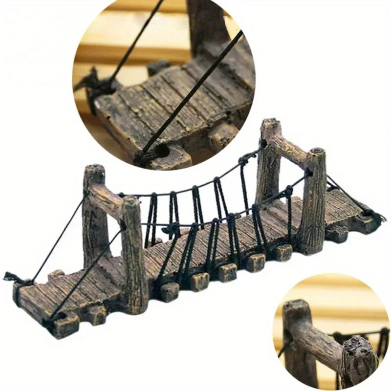Aquarium Fish Bridge - 1 Adet Akvaryum Süsleme Dekorasyon Evi