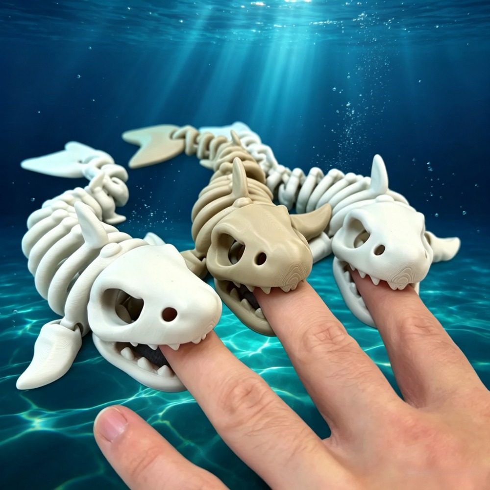 Aquarium Fish For Sale Online - Köpekbalığı İskeleti Akvaryum Dekoru Eklemli Süsleme