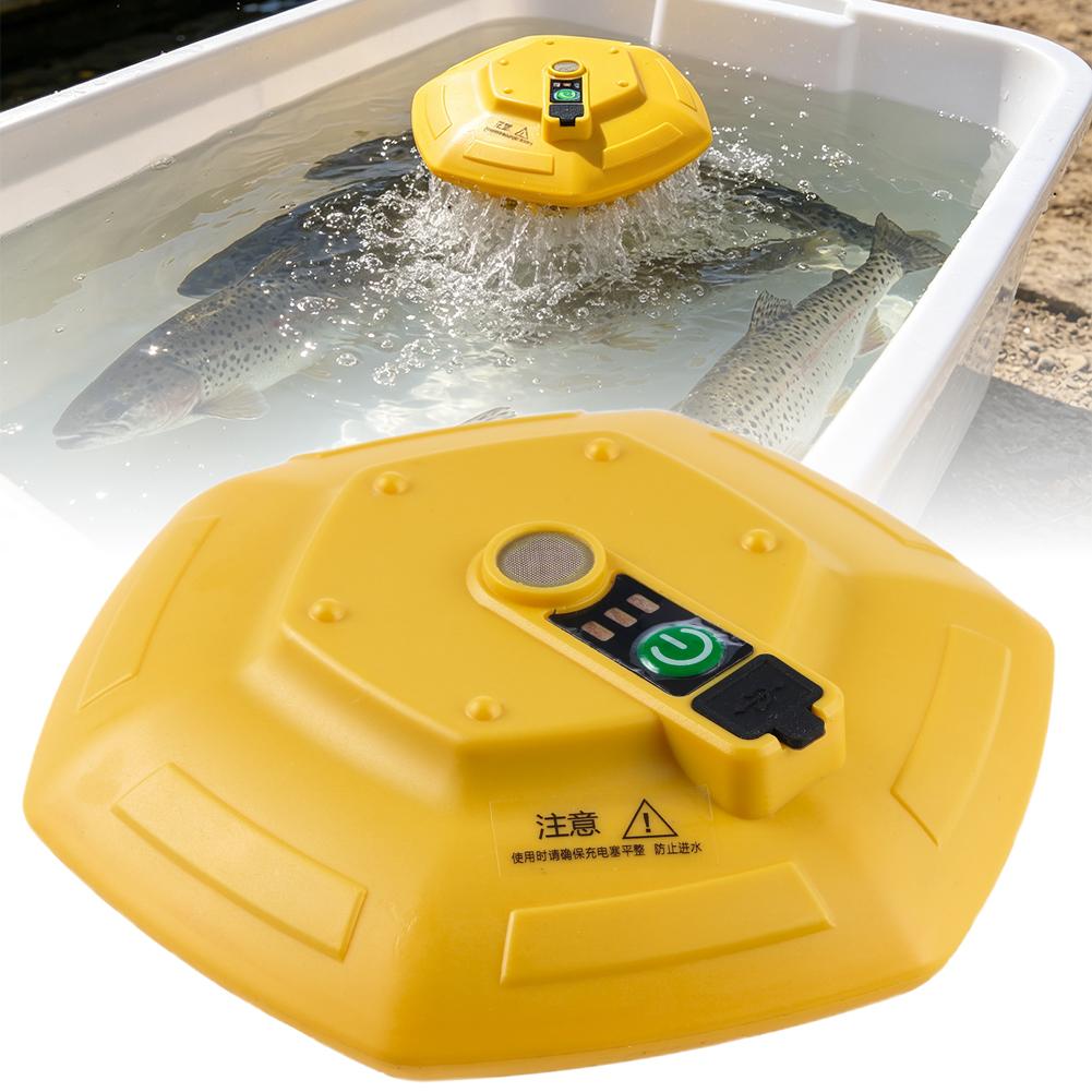 Aquarium Fish Escape - Kablosuz Şarj Edilebilir Akvaryum Oksijen Pompası,