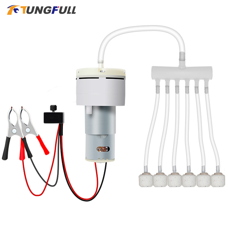 Aquarium Fish Electric - Mini hava pompası DC 12V oksijen