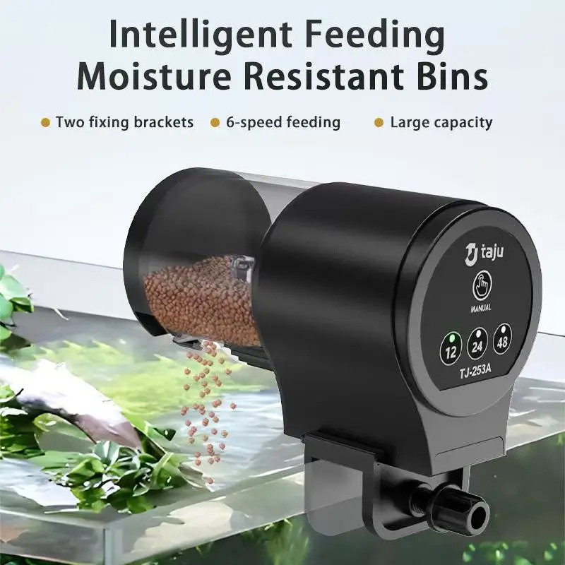 Aquarium Fish Feeder Automatic - Balık Tankı Besleyici Akıllı Zamanlı Besleyici