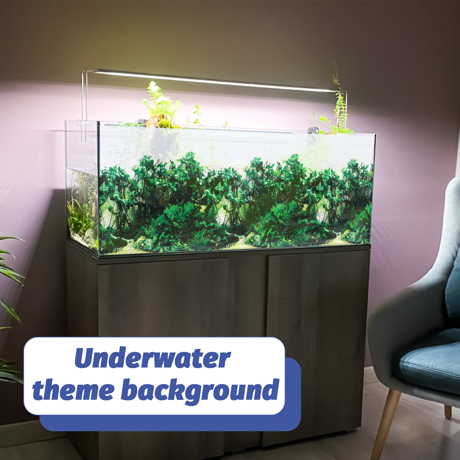 Aquarium Fish Wallpaper - Kalınlaştırılmış Balık Tankı Arka Plan Kağıdı