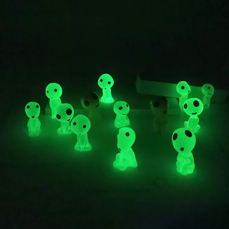 Aquarium Fish Accessories - Işıklı Elfler Mini Figürleri Balık Tankı