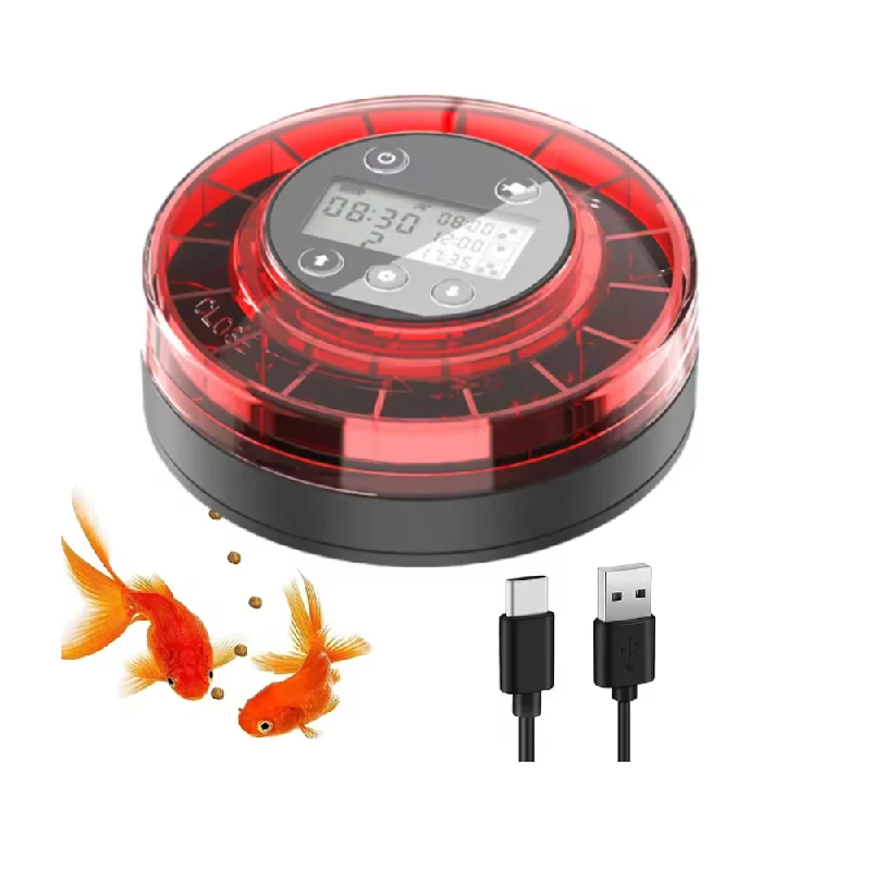 Aquarium Fish Feeder Automatic - Akvaryum için Otomatik Balık Besleyici Zamanlayıcılı