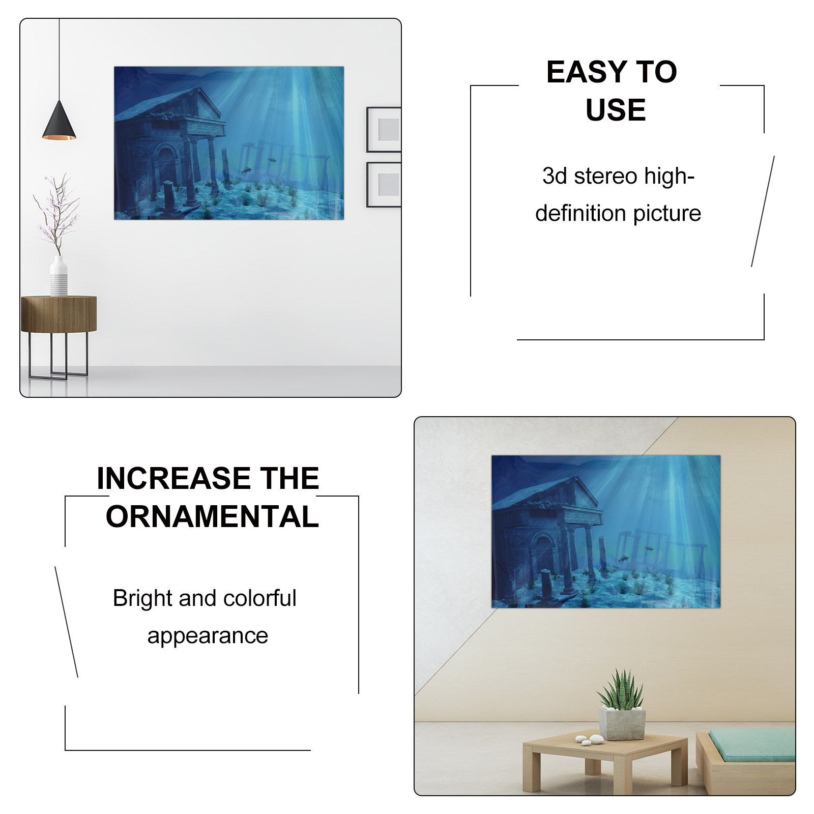 Duvar Kağıdı Akvaryum Posteri  - Aquarium Fish Wallpaper incelemesi ve fiyatı