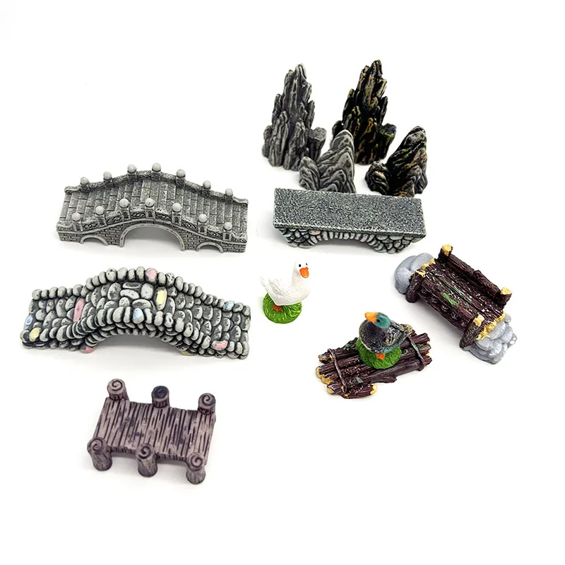 Mini akvaryum reçine köprü dek - Aquarium Fish Bridge incelemesi ve fiyatı