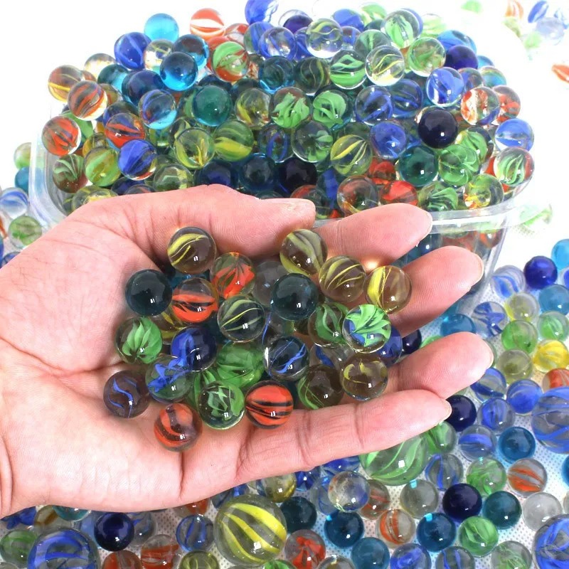 50 Adet 14mm Renkli Cam Bilye  - Aquarium Fish Accessories incelemesi ve fiyatı