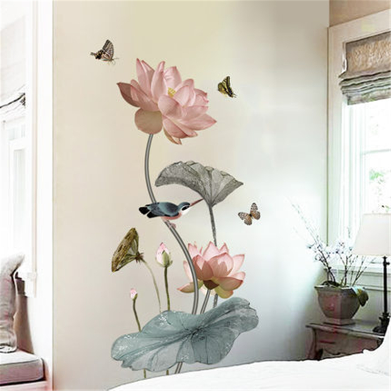 Çin tarzı Lotus çiçek 3D duvar - Background Film 3D incelemesi ve fiyatı