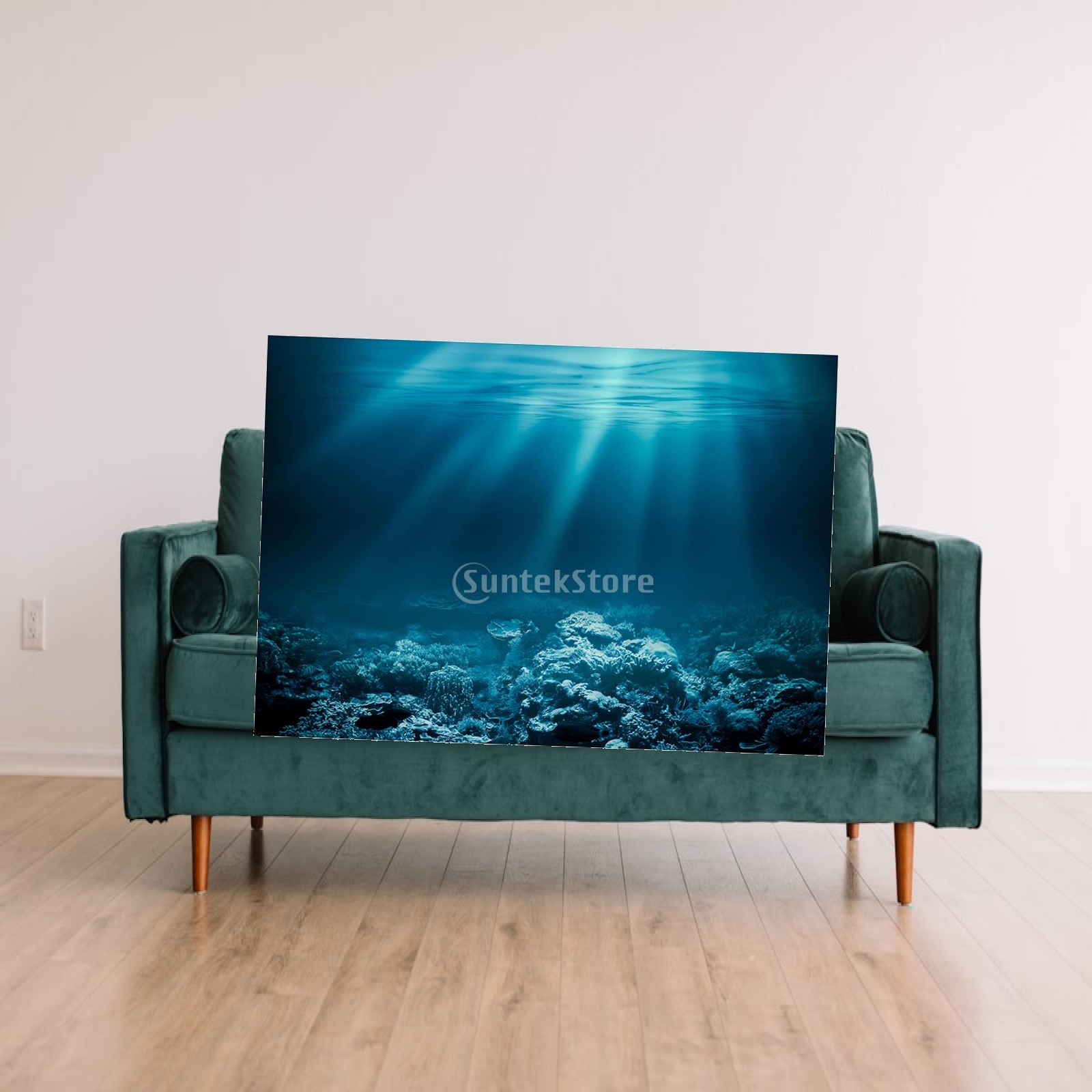 Balık Tankı Yapışkanlı Poster  - Fish In Aquarium Picture incelemesi ve fiyatı