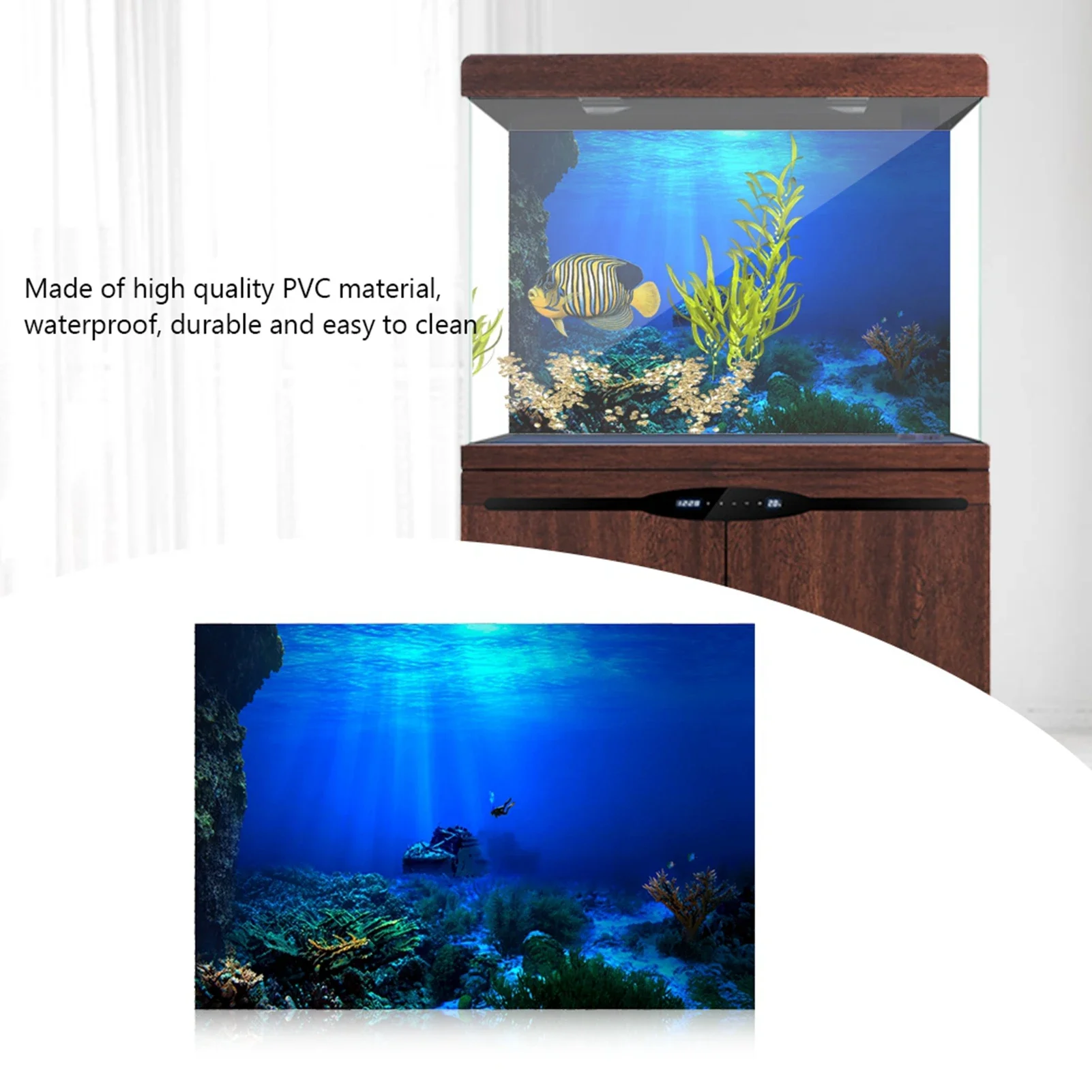 Rainforest akvaryum arka plan  - Fish In Aquarium Picture incelemesi ve fiyatı