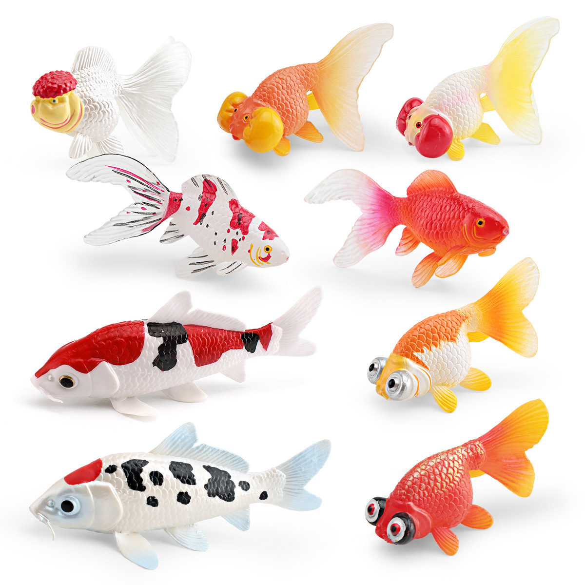 Renkli Gerçekçi Plastik Japon  - Aquarium Fish Reviews incelemesi ve fiyatı