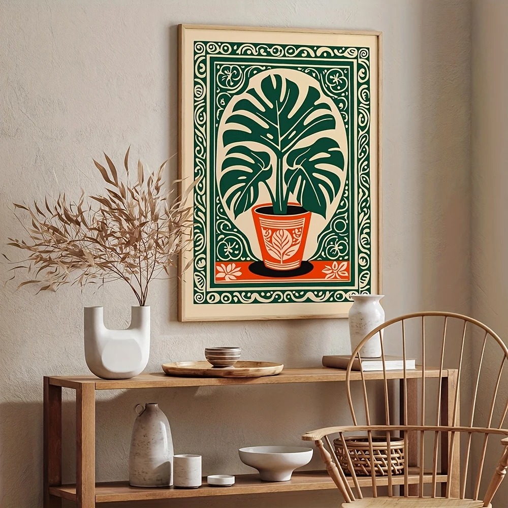 Bohemian Monstera Bitki Tuval  - Live Plant Fertilizer incelemesi ve fiyatı