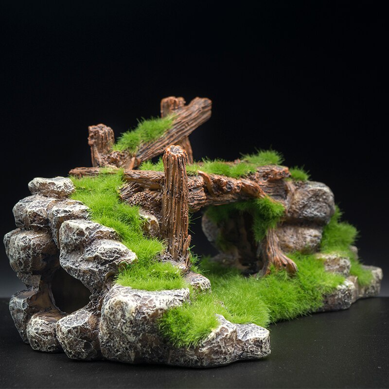 1 adet reçine Rockery köprü ak - Aquarium Fish Bridge incelemesi ve fiyatı