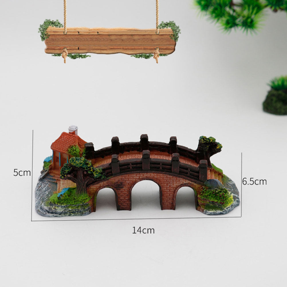 Yapay Üç Delikli Köprü Akvaryu - Aquarium Fish Bridge incelemesi ve fiyatı
